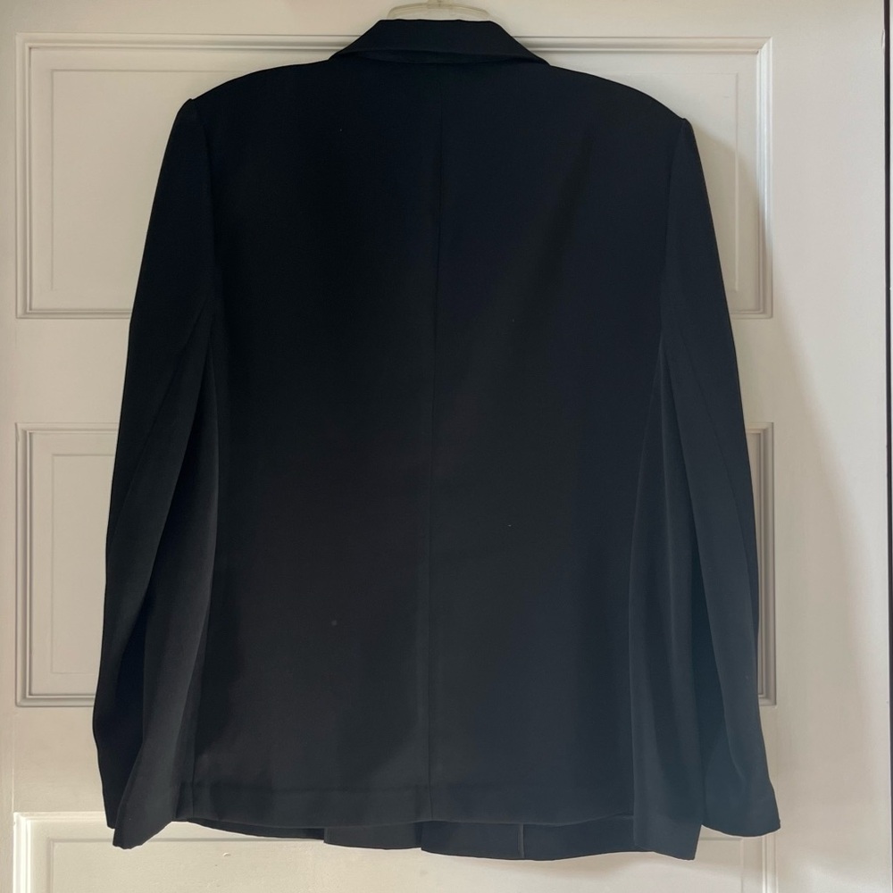 Vintage Women's Black Rafaella Lined Blazer Jacket - Picture 2 of 4